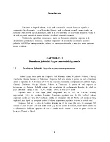Poziția Județului Argeș în cadrul Regiunii Sud Muntenia - Pagina 2