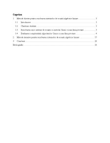 Rezolvarea sistemelor de ecuații liniare prin metode directe și iterative - Pagina 2