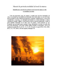 Măsuri de protecția mediului la locul de muncă - Pagina 1