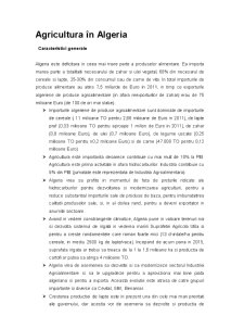 Agricultura Algeriei - Pagina 1