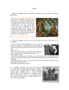 Christian Mythology în William Golding's Lord of the Flies - Pagina 5