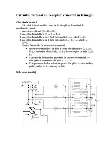 Circuitul Trifazat cu Receptor Conectat în Triunghi - Pagina 1