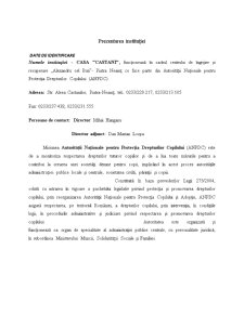 Studierea Comportamentului Copilului Provenit din Medii Defavorizate și Marginalizate Social Centrul de Zi Casa Castani PIATRA-NEAMȚ - Pagina 2