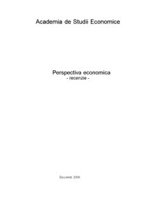 Perspectiva Economica - Recenzie - Pagina 1