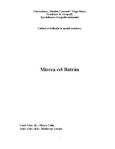 Mircea cel Bătrân - Pagina 1