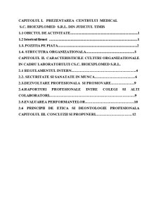 Structura organizațională a centrului medical - Pagina 2