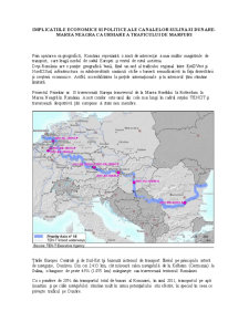 Implicațiile economice și politice ale canalelor Sulina și Dunăre-Marea Neagră ca urmare a traficului de mărfuri - Pagina 1