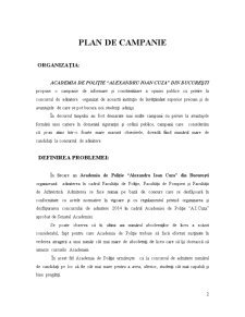Campania de relații publice - Academia de Poliție Alexandru Ioan Cuza din București - Pagina 2