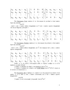 Calcul Matricial - Inversare și Factorizare - Pagina 4