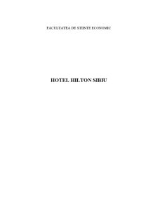 Hotel Hilton Sibiu - Pagina 1