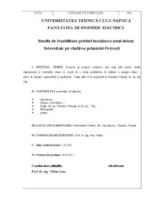 Studiu Fezabilitate Panouri PV - Pagina 2