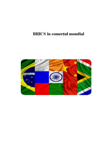 BRICS în Comerțul Mondial - Pagina 1