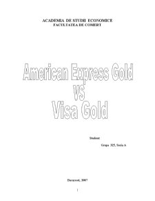 American Express Gold vs Visa Gold - Pagina 1