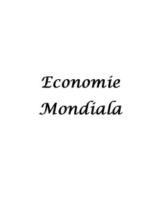 Economie mondială - Pagina 1