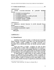 Analiza Gestiunii Sistemului Bancar Agregat din România - Pagina 2