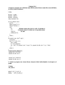 Laboratoare la C++ - Pagina 2