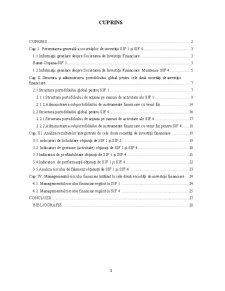 Analiza structurii portofoliilor pentru societățile de investiții financiare. abordare comparativă - SIF 1 și SIF 4 - Pagina 2