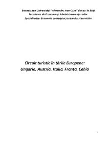 Circuit turistic în țările europene - Ungaria, Austria, Italia, Franța, Cehia - Pagina 1