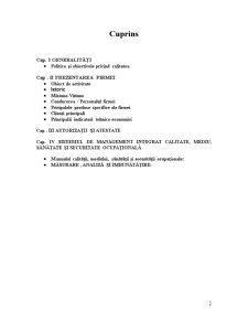 Managementul calității la SC Mecanpetrol SA Găești - Pagina 2