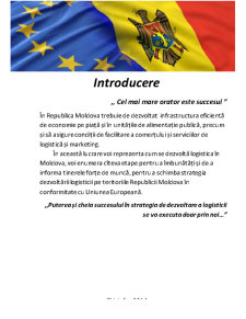 Tendințele în Dezvoltarea Logisticii în Republica Moldova și Uniunea Europeană - Pagina 2