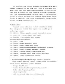 Auditul de prevenire al poluării pentru producerea produselor de curățenie SC Detergenți SA Procter and Gamble Timișoara - Pagina 5