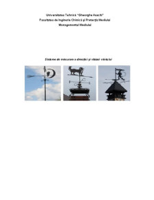 Sisteme de Măsurare a Direcției și Vitezei Vântului - Pagina 1
