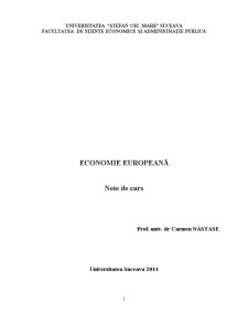 Economie Europeană - Pagina 1