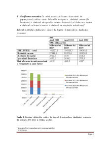 Analiza structurii și dinamicii cheltuielilor publice din bugetul de stat al României - Pagina 4