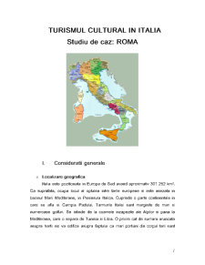Turismul cultural în Roma - Pagina 1