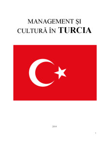 Management și Cultură în Turcia - Pagina 1