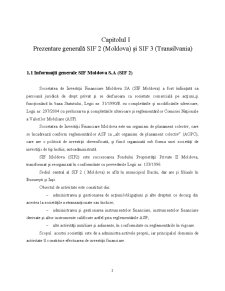 Analiza structurii portofoliilor pentru societățile de investiții financiare SIF Moldova SA (SIF 2) și SIF Transilvania SA (SIF 3) - Pagina 2