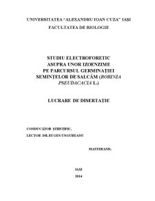 Studiu electroforetic asupra unor izoenzime pe parcursul germinației semințelor de salcâm (robinia pseudacacia l.) - Pagina 2