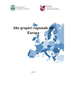Alte Grupări Regionale din Europa - Pagina 1