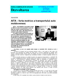 AITA - forța motrică a transportului auto - Pagina 1