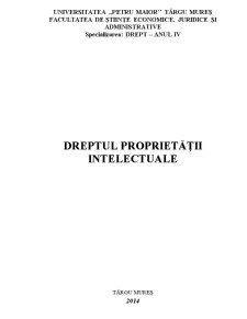 Subiecte examen - dreptul proprietății intelectuale - Pagina 1