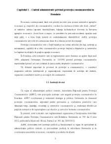 Cadrul Administrativ Privind Protecția Consumatorului în România - Pagina 2