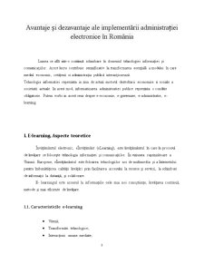 Avantaje și Dezavantaje ale Implementării Administrației Electronice în România - Pagina 3