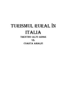 Turismul Rural în Italia - Pagina 1