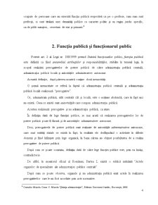 Personalul administrației publice - statutul funcționarului public (accesul la funcția publică, numirea și promovarea) - Pagina 4
