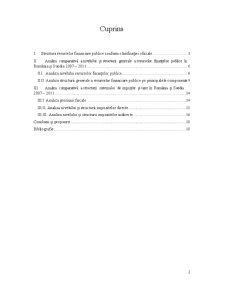 Analiza comparativă a dimensiunii și structurii resurselor financiare publice (bugetare) în România și Suedia în perioada 2007-2011 - Pagina 2