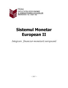 Sistemul Monetar European - Pagina 1