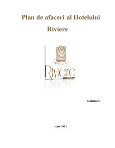 Plan de Afaceri al Hotelului Riviere - Pagina 1