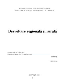 Determinarea decalajului regional dintre Caraș-Severin și - Pagina 1