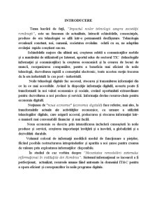 Impactul Noilor Tehnologii Asupra Societății Românești - Pagina 3