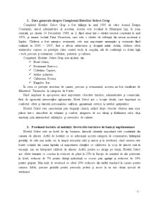 Studiu de caz - analiza hotelului Select Grup din Iași - Pagina 2