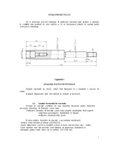 Procesul tehnologic de prelucrare mecanică prin așchiere a reperului - Pagina 1