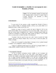 Gradul de îndeplinire a criteriilor de convergență de către România și Polonia - Pagina 3
