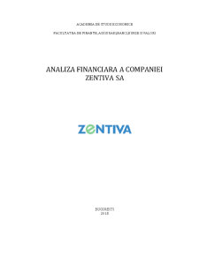 Analiza companiei Zentiva SA - Pagina 1