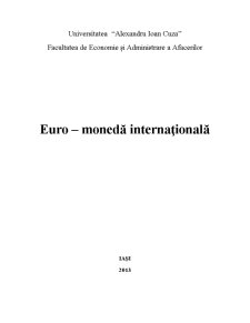 Euro-Moneda internațională - Pagina 1