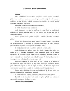 Comparație între actele și contractele administrative - Pagina 1